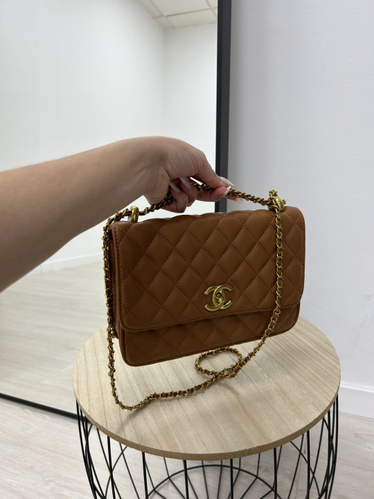 BOLSO CHANL MARRON