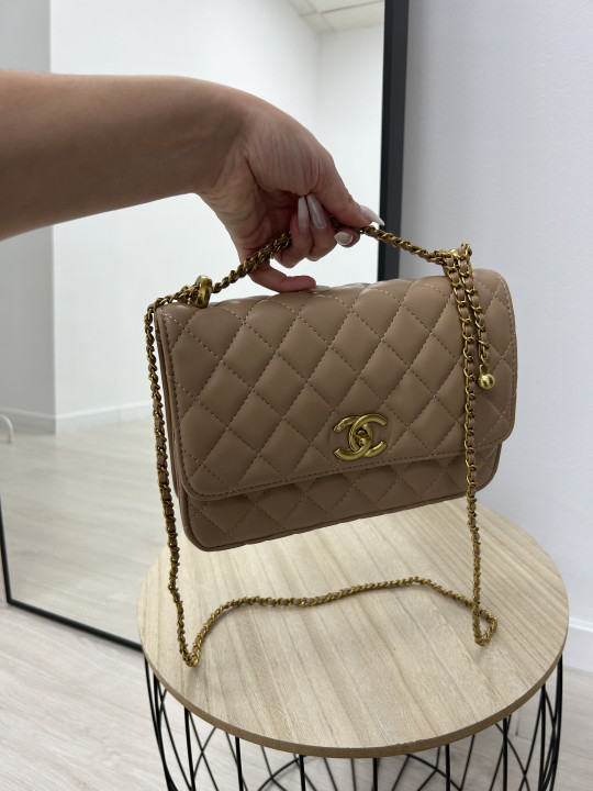 BOLSO CHANL BEIGE BOLSO CHANL BEIGE