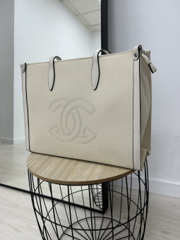 TOTE GRANDE CC BEIGE