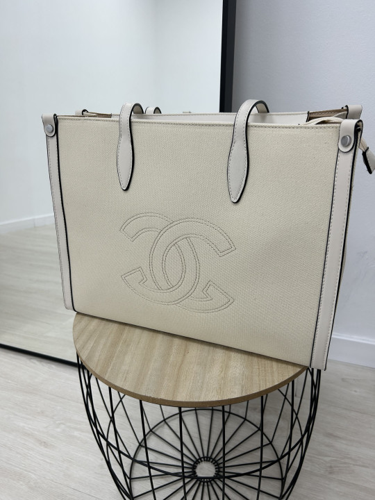 TOTE GRANDE CC BEIGE