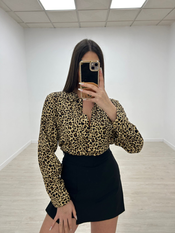 CAMISA FLUIDA LEOPARDO