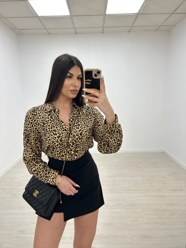 CAMISA FLUIDA LEOPARDO