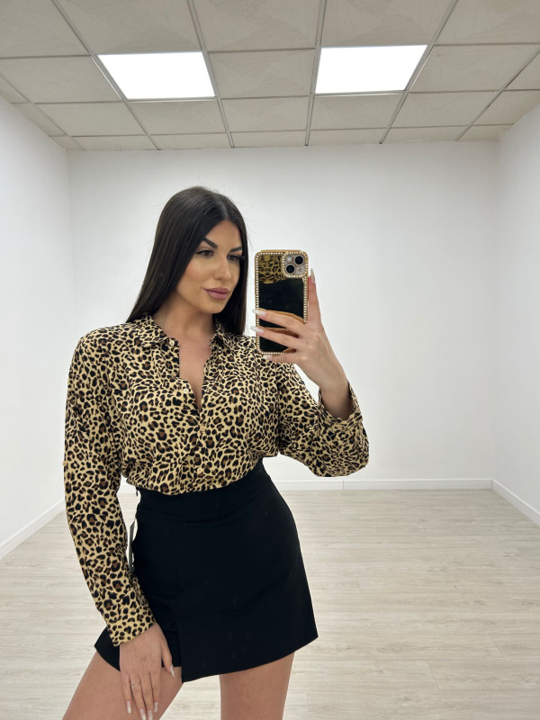 CAMISA FLUIDA LEOPARDO
