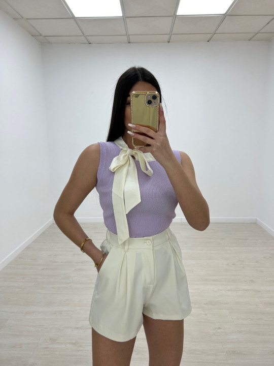 TOP LAZADA DE PUNTO LILA