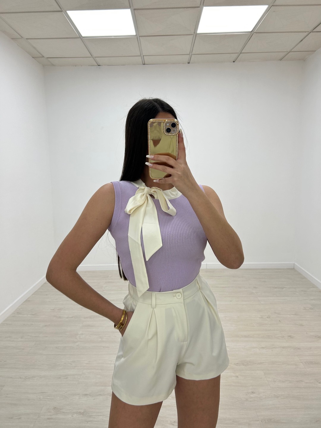 TOP LAZADA DE PUNTO LILA