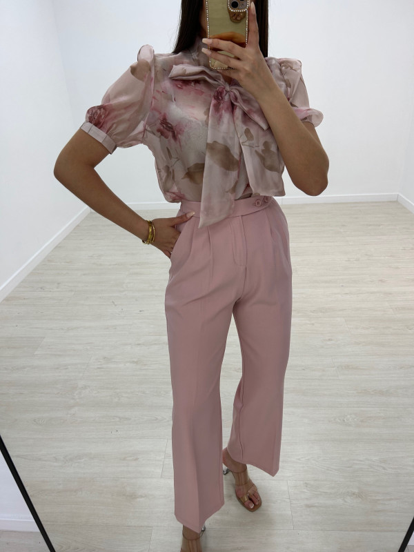 PANTALÓN PINZA EXCLUSIVO ROSA