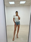 BLUSA ENCAJE BOTONES BLANCA BLUSA ENCAJE BOTONES BLANCA