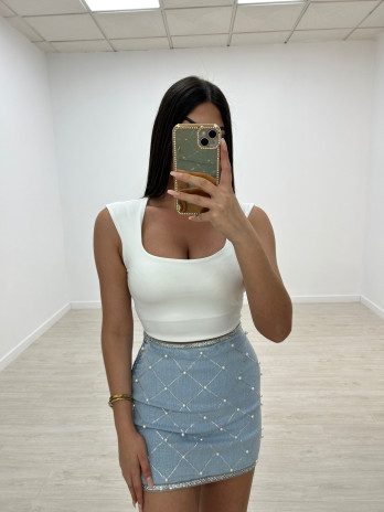 FALDA EXCLUSIVA PERLAS