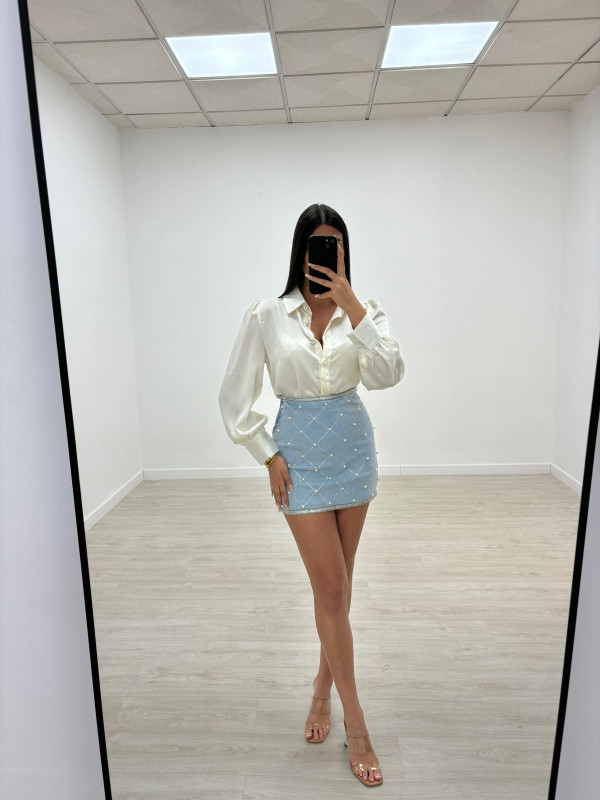 FALDA EXCLUSIVA PERLAS