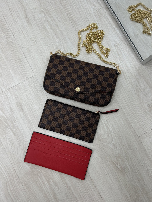 BOLSO LV 3P MARRON