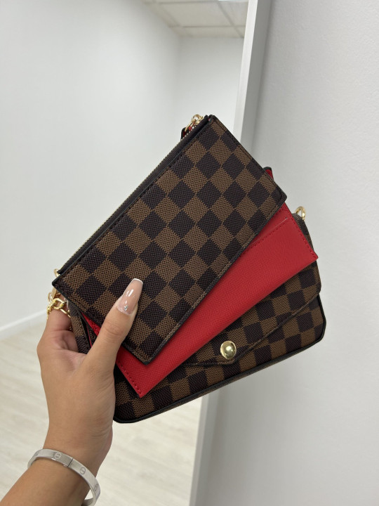 BOLSO LV 3P MARRON