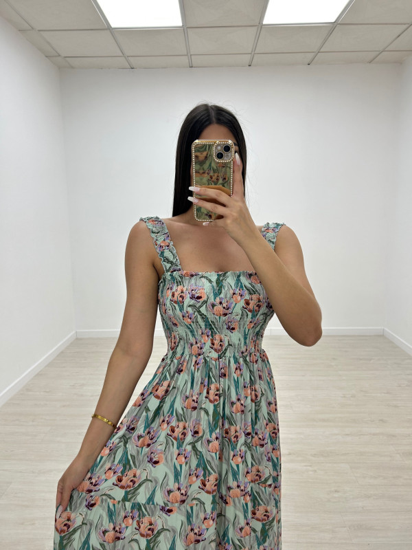 VESTIDO FLOR LOW