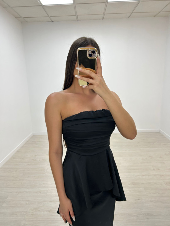 CONJUNTO SATÉN LUXURY NEGRO