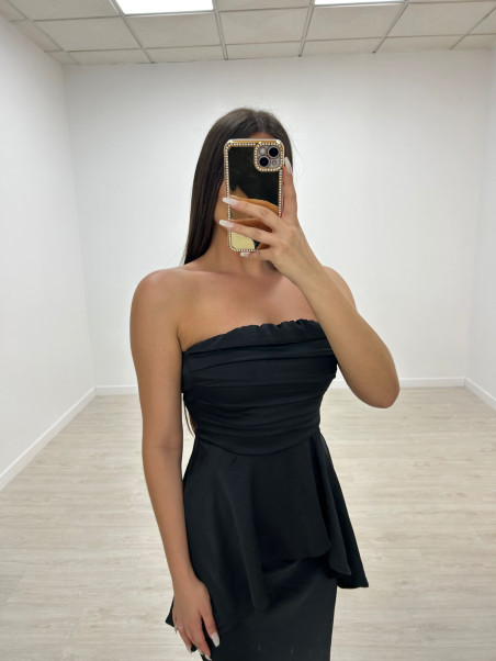 CONJUNTO SATÉN LUXURY NEGRO
