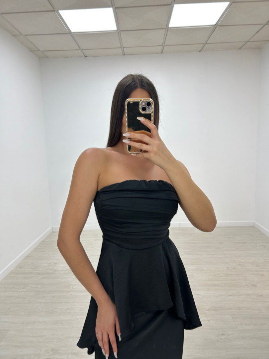 CONJUNTO SATÉN LUXURY NEGRO