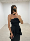 CONJUNTO SATÉN LUXURY NEGRO