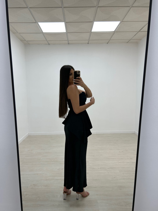 CONJUNTO SATÉN LUXURY NEGRO