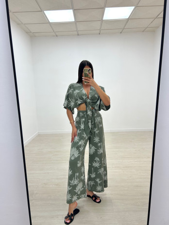 CONJUNTO BAMBULA PALMERAS VERDE