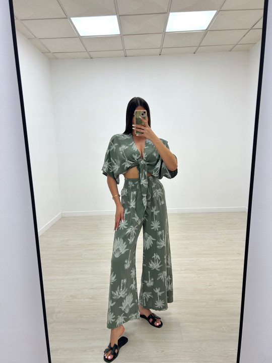 CONJUNTO BAMBULA PALMERAS VERDE