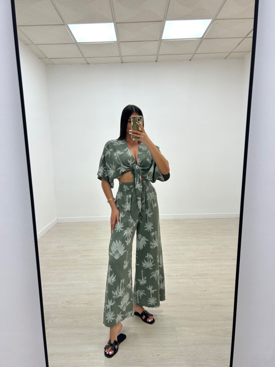 CONJUNTO BAMBULA PALMERAS VERDE