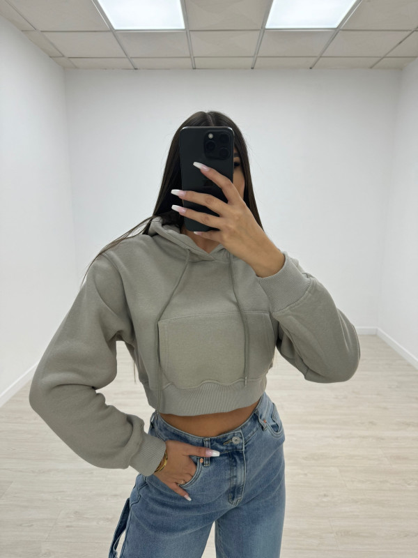 SUDADERA CROP TOUPE