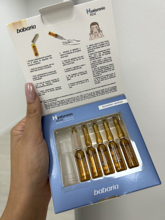 AMPOLLAS HYALURONIC ACID BABARIA