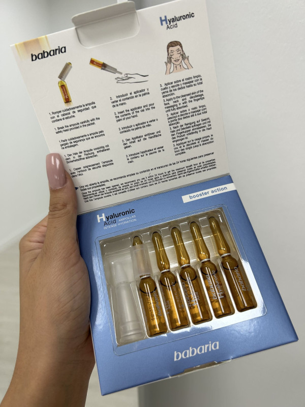 AMPOLLAS HYALURONIC ACID BABARIA