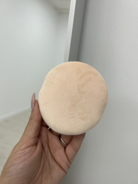 ESPONJA PARA POLVOS ROSA