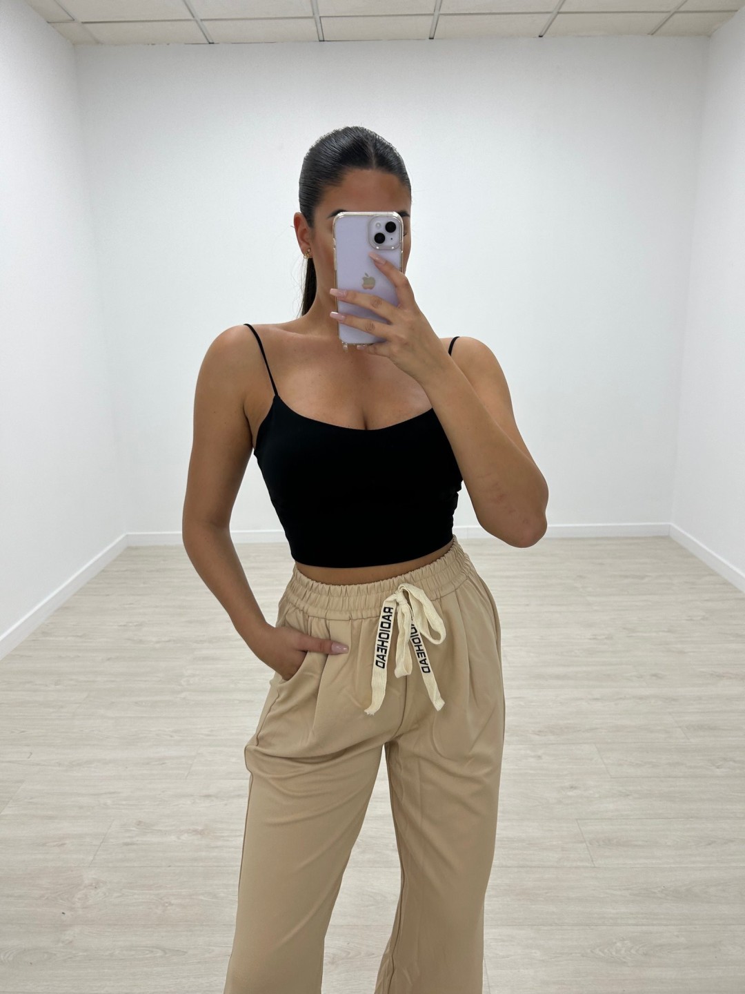 PANTALÓN SARGA LISO