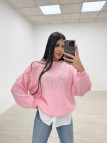 JERSEY BASIC OVERSIZE ROSA