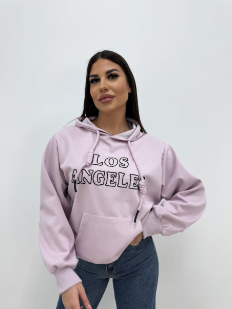 SUDADERA LOS ANGELES ROSA