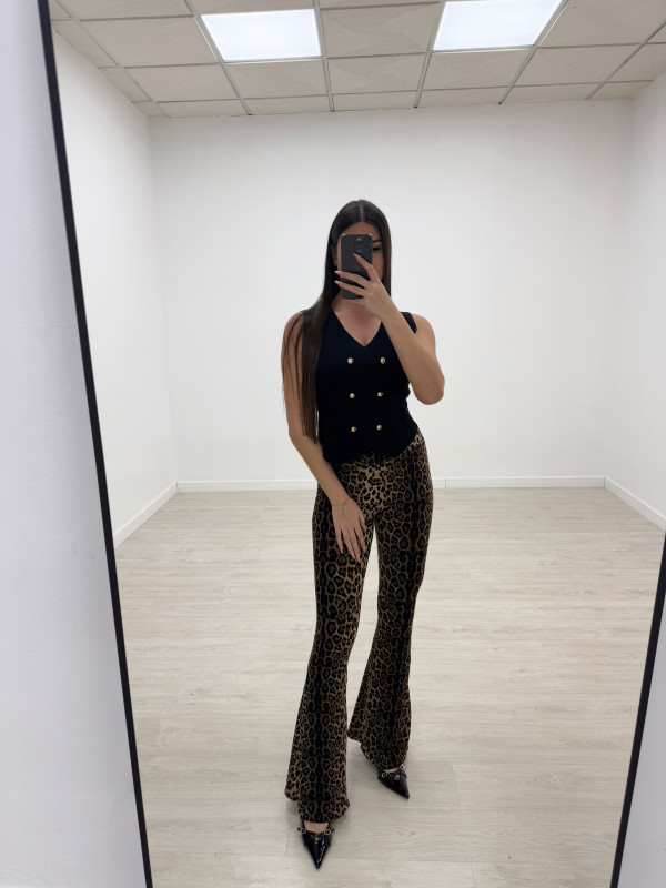 LEGGINS CAMPANA LEOPARDO