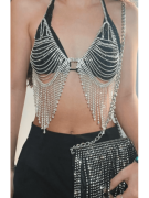 SUJETADOR CADENA BRILLO (OUTLET)