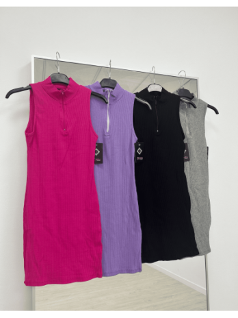 VESTIDO CANALÉ CREMALLERA (OUTLET)