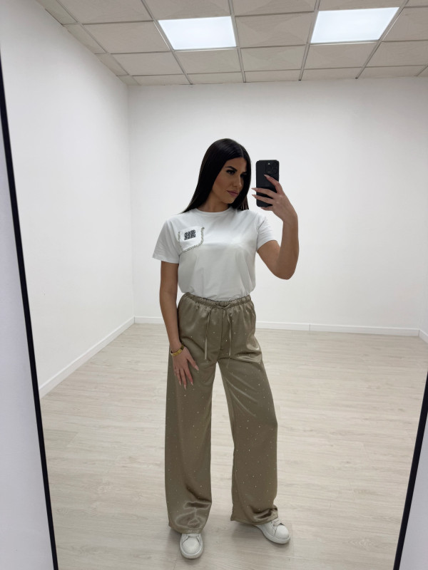 PANTALÓN SATINADO BRILLO TOUPE
