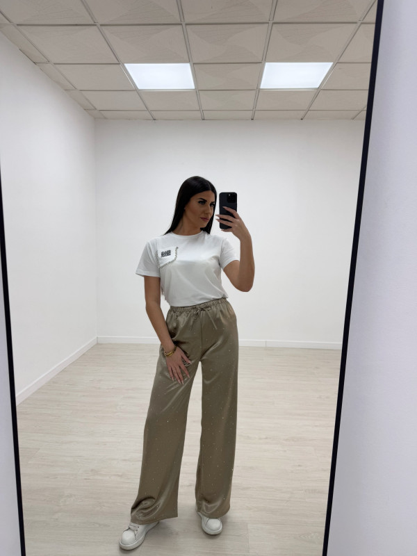 PANTALÓN SATINADO BRILLO TOUPE