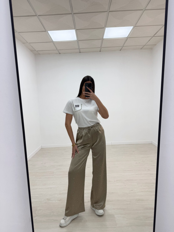 PANTALÓN SATINADO BRILLO TOUPE