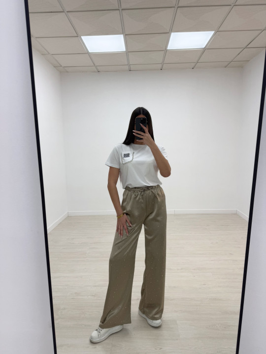 PANTALÓN SATINADO BRILLO TOUPE