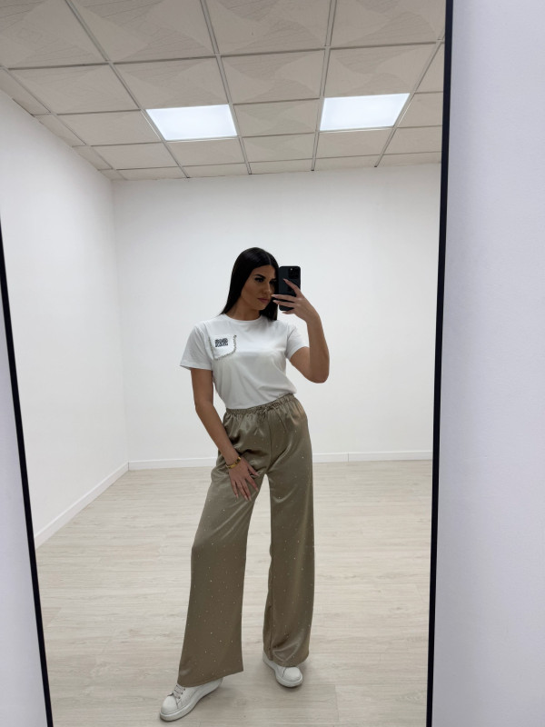PANTALÓN SATINADO BRILLO TOUPE