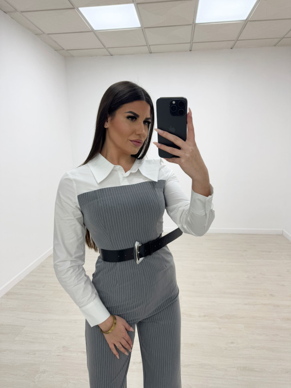 MONO RAYA DIPLOMÁTICA GRIS