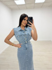 VESTIDO MIDI DENIM EXCLU