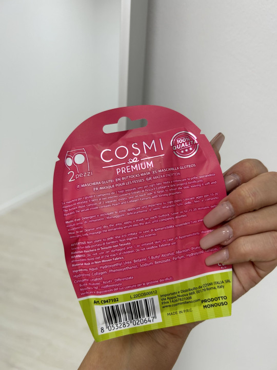 MASCARILLA PARA GLÚTEOS