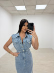 VESTIDO MIDI DENIM EXCLU