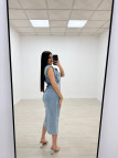 VESTIDO MIDI DENIM EXCLU