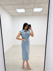 VESTIDO MIDI DENIM EXCLU