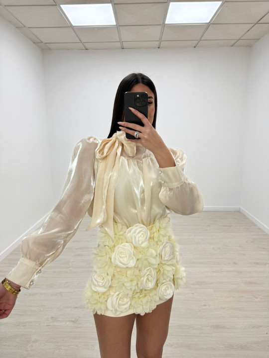 CAMISA TORNASOL BEIGE