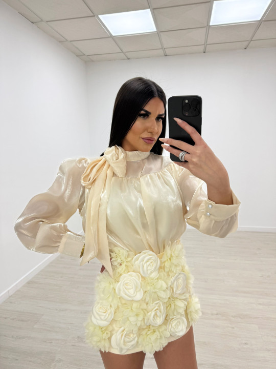 CAMISA TORNASOL BEIGE