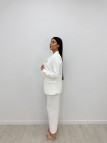 TRAJE YSL BLANCO