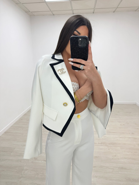 BLAZER CHANEL BLANCA