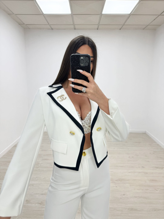 BLAZER CHANEL BLANCA